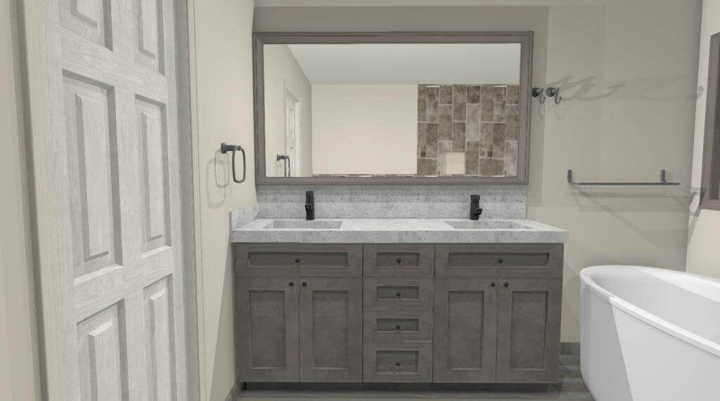 Okemos Rendering Bath 2 Okemos Rendering Bath 2