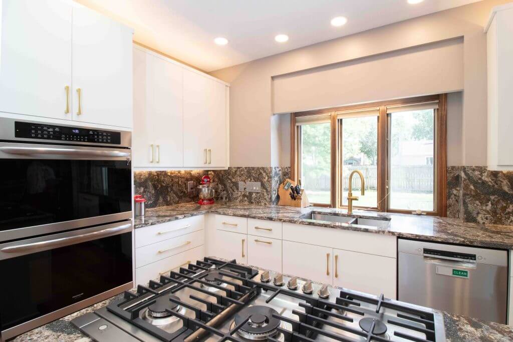 cabinets with lighting