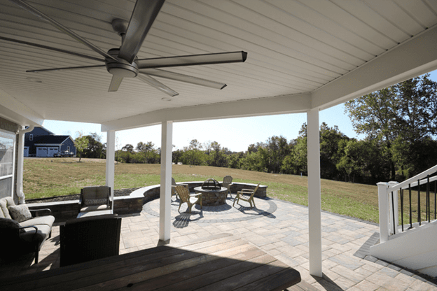 Patio with fire pit